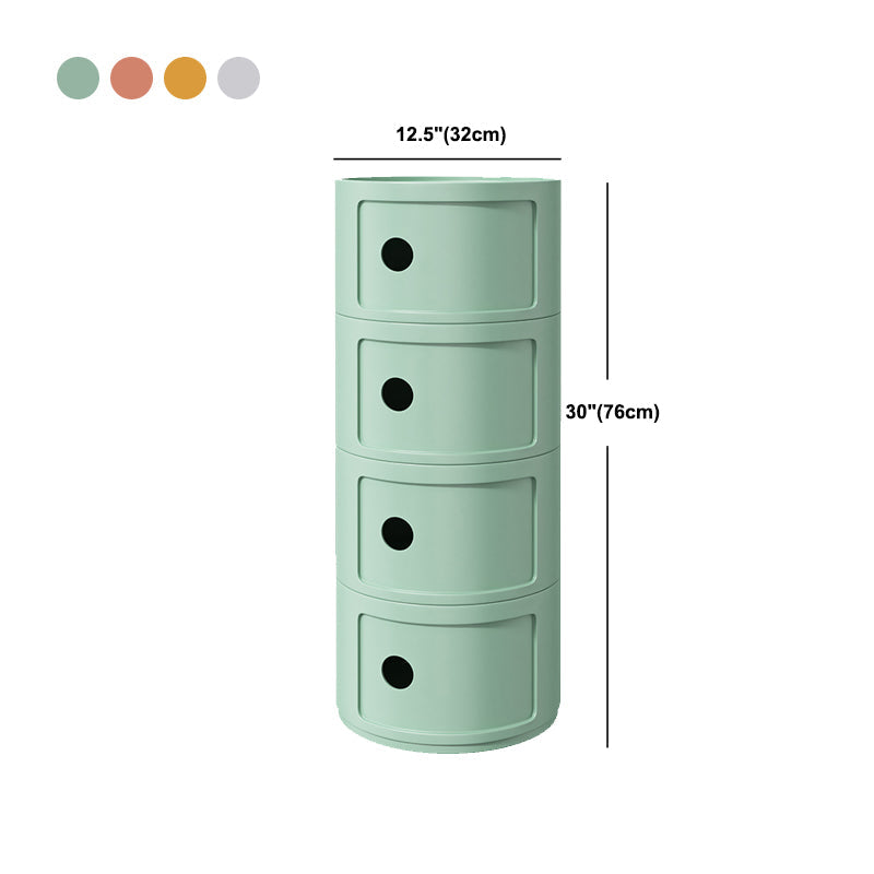 Armoire de lit en plastique moderne rond la porte de la porte gauche gauche