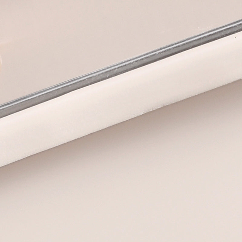 Glam Storage Chest White Artificial Wood Storage Chest Dresser with Drawers and Doors