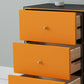 14,5 "D Wooden Storage torace moderno 3 cassetti combo con 1 porta