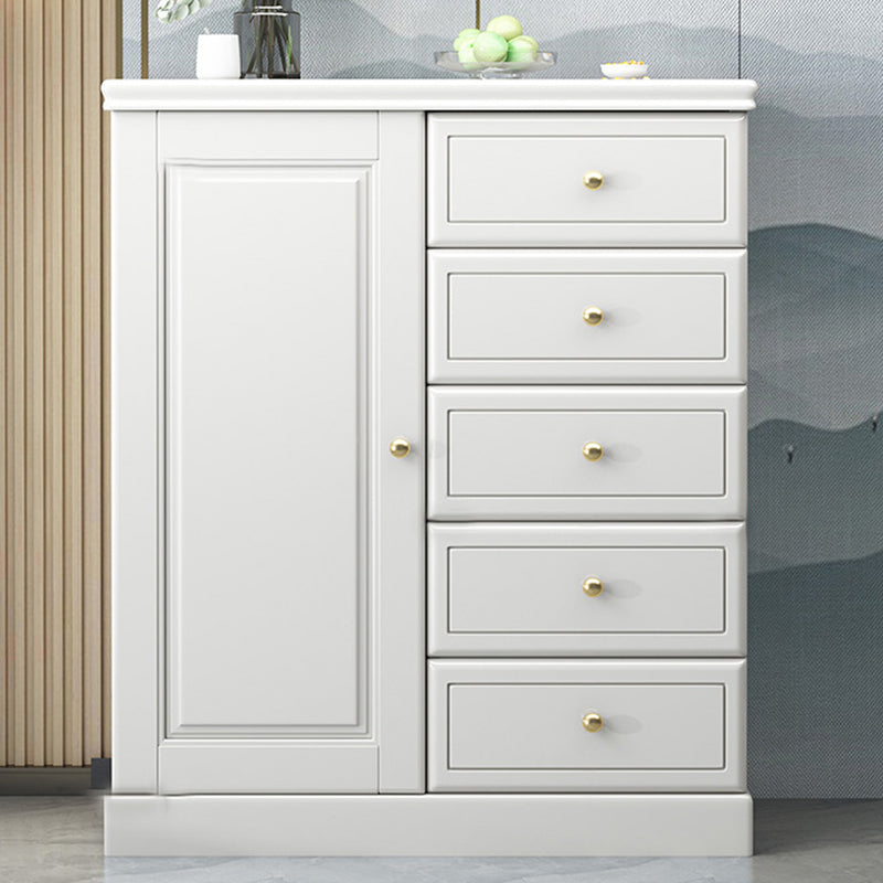 16" D Rubber Wood Storage Chest Bedroom Combo Dresser with 1 Door Clearhalo 'Bedroom Furniture' 'Dressers & Chests' 'dressers_chests' 'furn' 'furn_dressers_chests' 'Furniture' 5671893
