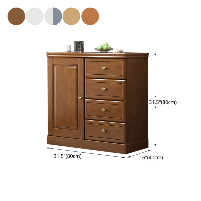16" D Rubber Wood Storage Chest Bedroom Combo Dresser with 1 Door Clearhalo 'Bedroom Furniture' 'Dressers & Chests' 'dressers_chests' 'furn' 'furn_dressers_chests' 'Furniture' 5671909