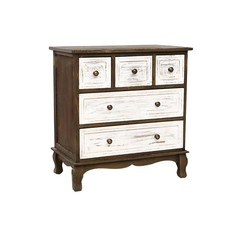 14" D Solid Wood Storage Chest Traditional Vertical Lingerie Chest with Drawers Blackish Green 5 Clearhalo 'Bedroom Furniture' 'Dressers & Chests' 'dressers_chests' 'furn' 'furn_dressers_chests' 'Furniture' 5672047
