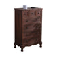14" D Solid Wood Storage Chest Traditional Vertical Lingerie Chest with Drawers Brown 7 Clearhalo 'Bedroom Furniture' 'Dressers & Chests' 'dressers_chests' 'furn' 'furn_dressers_chests' 'Furniture' 5672060