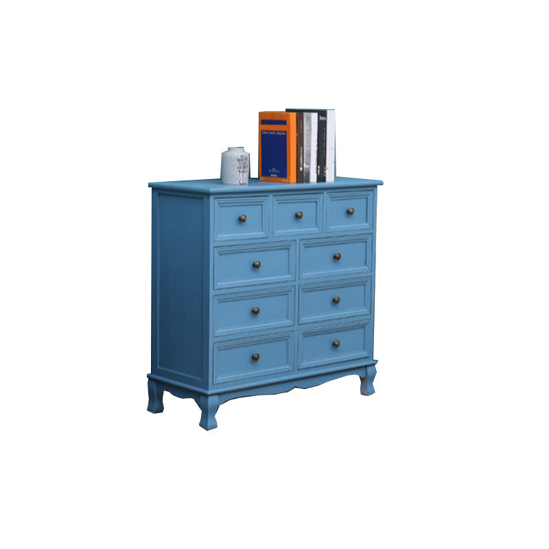 14" D Solid Wood Storage Chest Traditional Vertical Lingerie Chest with Drawers Blue 9 Clearhalo 'Bedroom Furniture' 'Dressers & Chests' 'dressers_chests' 'furn' 'furn_dressers_chests' 'Furniture' 5672064