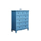 14" D Solid Wood Storage Chest Traditional Vertical Lingerie Chest with Drawers Blue 11 Clearhalo 'Bedroom Furniture' 'Dressers & Chests' 'dressers_chests' 'furn' 'furn_dressers_chests' 'Furniture' 5672065