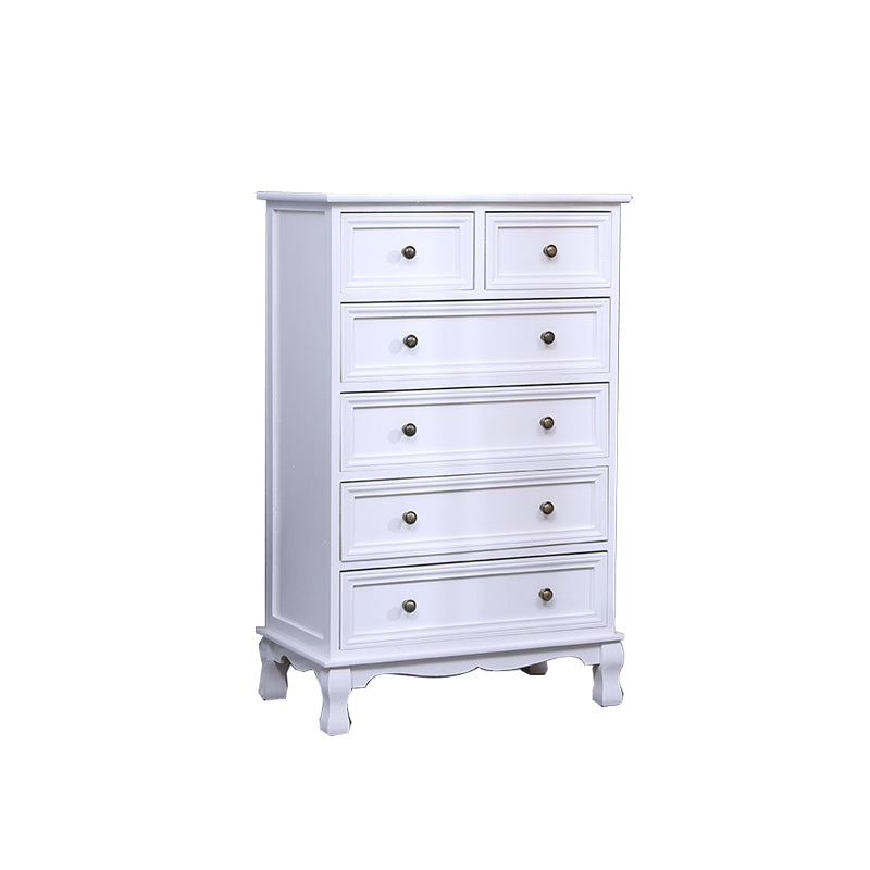 14" D Solid Wood Storage Chest Traditional Vertical Lingerie Chest with Drawers White 6 Clearhalo 'Bedroom Furniture' 'Dressers & Chests' 'dressers_chests' 'furn' 'furn_dressers_chests' 'Furniture' 5672066