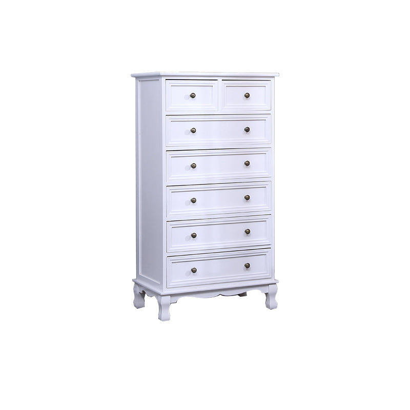 14" D Solid Wood Storage Chest Traditional Vertical Lingerie Chest with Drawers White 7 Clearhalo 'Bedroom Furniture' 'Dressers & Chests' 'dressers_chests' 'furn' 'furn_dressers_chests' 'Furniture' 5672067