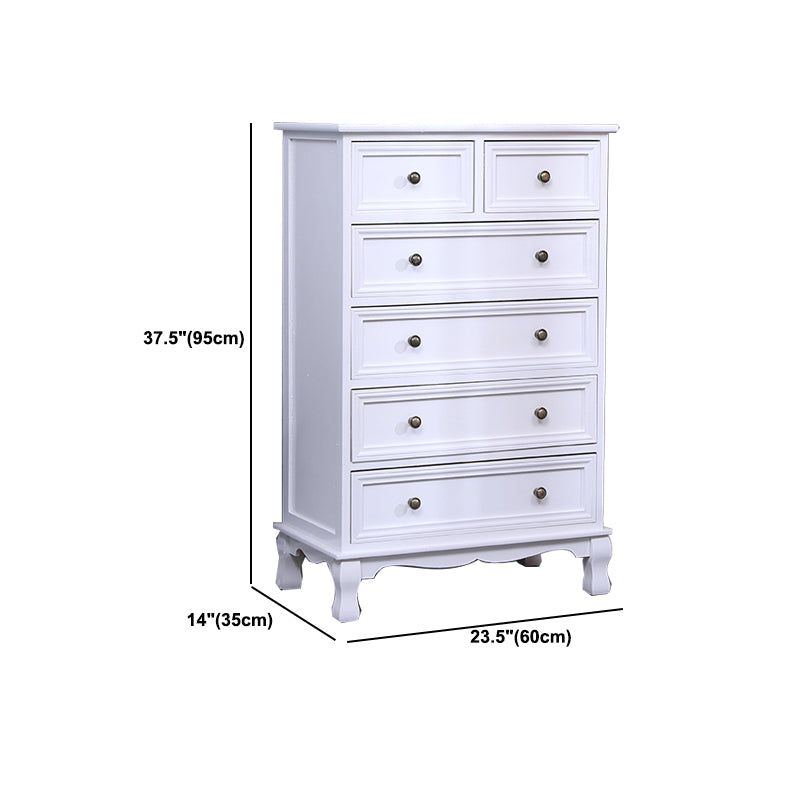 14" D Solid Wood Storage Chest Traditional Vertical Lingerie Chest with Drawers Clearhalo 'Bedroom Furniture' 'Dressers & Chests' 'dressers_chests' 'furn' 'furn_dressers_chests' 'Furniture' 5672069