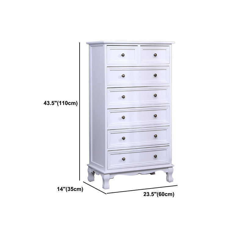 14" D Solid Wood Storage Chest Traditional Vertical Lingerie Chest with Drawers Clearhalo 'Bedroom Furniture' 'Dressers & Chests' 'dressers_chests' 'furn' 'furn_dressers_chests' 'Furniture' 5672070
