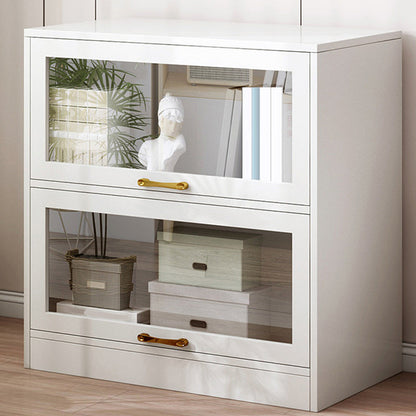 Modern Engineered Wood Bookshelf Standard Closed Back Bookcase