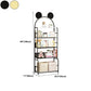 Modern Metal Bookshelf Etagere Vertical Open Shelf Bookcase in Burnish Clearhalo 'Bookcases' 'furn' 'furn_bookcases' 'Furniture' 'Office Furniture' 5672132