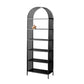 Modern Metal Bookcase Standard Vertical Open Shelf Bookshelf