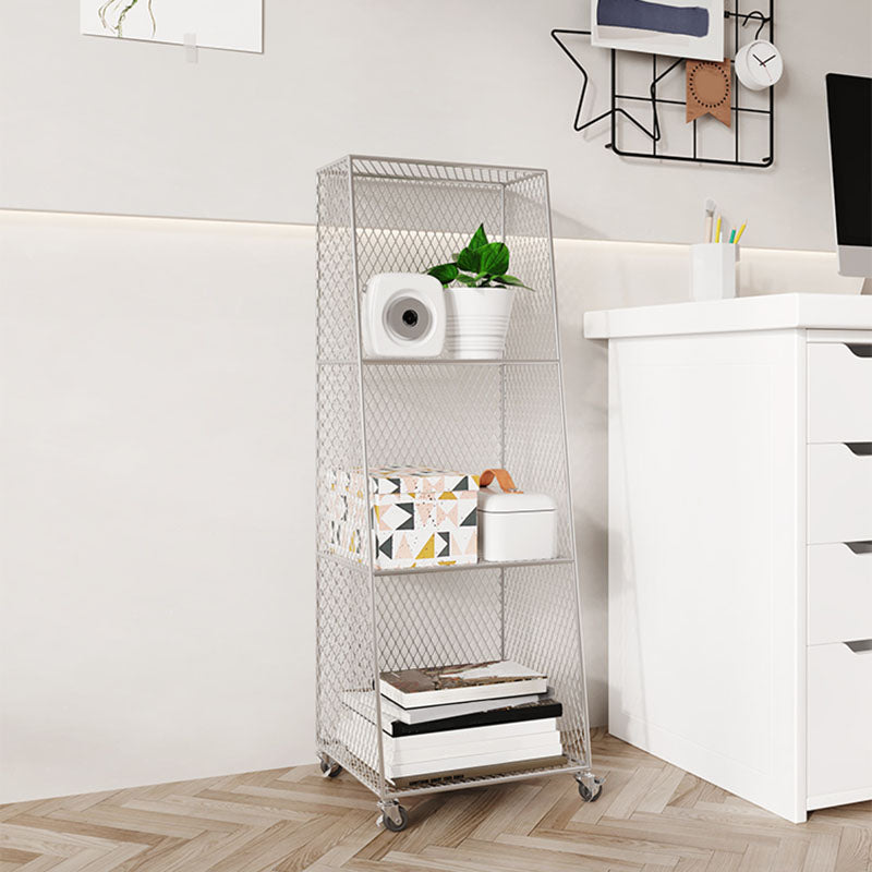 Libreria moderna di libreria metallica standard chiusa in brunish