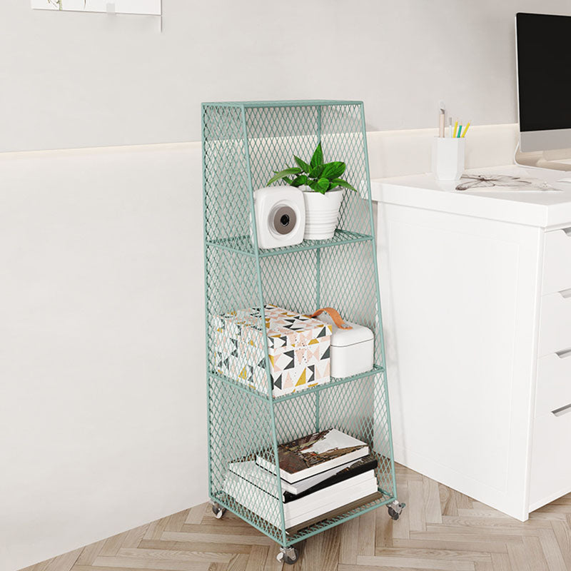 Libreria moderna di libreria metallica standard chiusa in brunish