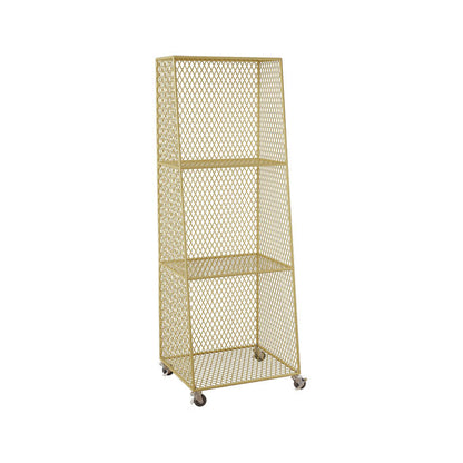 Libreria moderna di libreria metallica standard chiusa in brunish