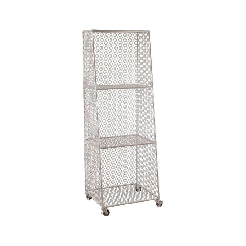 Libreria moderna di libreria metallica standard chiusa in brunish