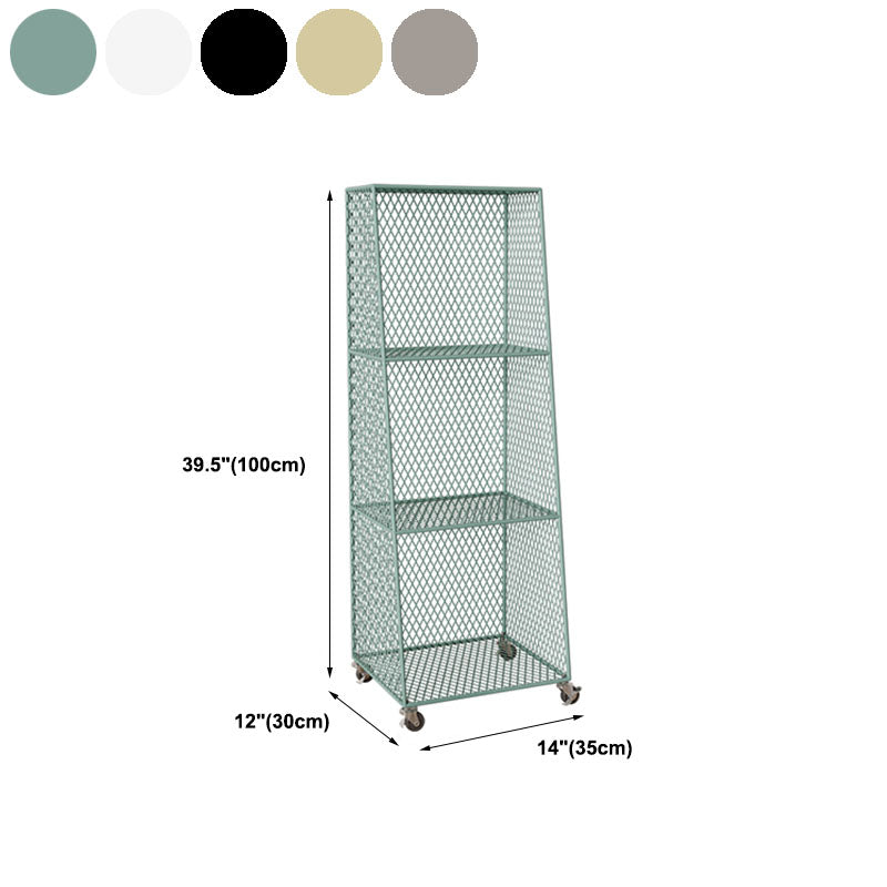 Libreria moderna di libreria metallica standard chiusa in brunish