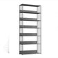 Modern Metal Bookshelf Standard Vertical Open Shelf Bookcase 31.5"L x 11.8"W x 74.8"H Grey Clearhalo 'Bookcases' 'furn' 'furn_bookcases' 'Furniture' 'Office Furniture' 5672203