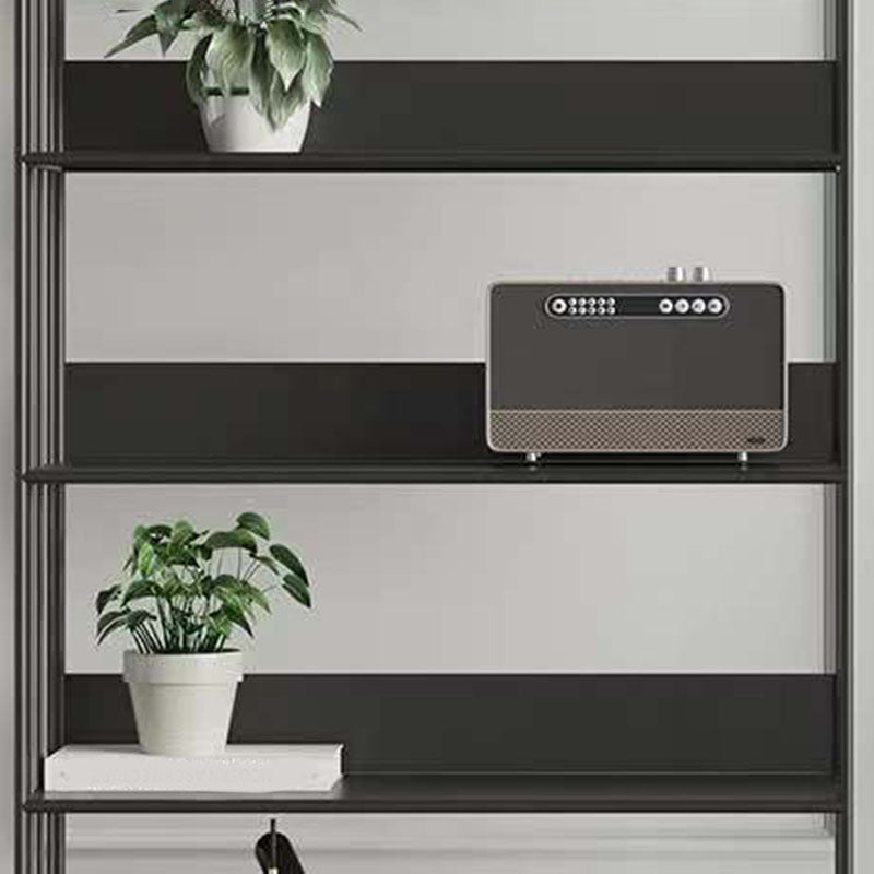 Modern Metal Bookshelf Standard Vertical Open Shelf Bookcase Clearhalo 'Bookcases' 'furn' 'furn_bookcases' 'Furniture' 'Office Furniture' 5672204