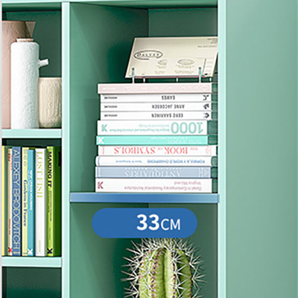 Estantería de madera 8 "D Bookshelf de atrás cerrada con puertas para sala de estar