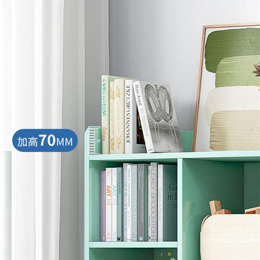 Estantería de madera 8 "D Bookshelf de atrás cerrada con puertas para sala de estar