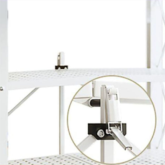 Estantería moderna de acero al carbono con estantería geométrica plegable para cualquier habitación