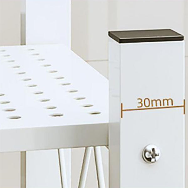 Modern Carbon Steel Bookcase with Folding Geometric Bookshelf for Any Room