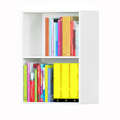 Estantería de madera de ingeniería moderna estante de libro estándar cerrado para sala de estar