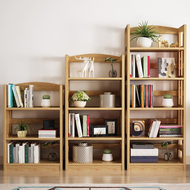 Estantería moderna de madera estantería vertical para sala de estar