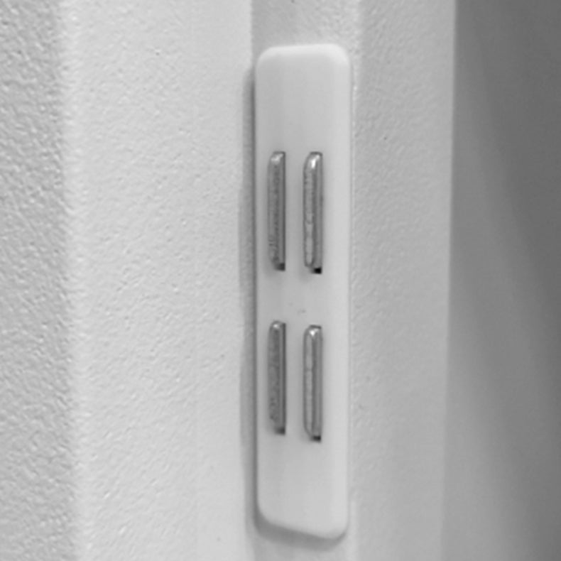 Modern Square Bookcase Metal Bookshelf for Bedroom , 13.7" W X 11.8" D X 13.7" H