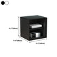 Modern Square Bookcase Metal Bookshelf for Bedroom , 13.7" W X 11.8" D X 13.7" H