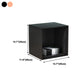 Modern Square Bookcase Metal Bookshelf for Bedroom , 13.7" W X 11.8" D X 13.7" H