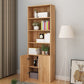 Moderne vertikale Bücherregal Künstliches Holzbuchhandel für Schlafzimmer, 23,5 "W x 12" D x 71 "H