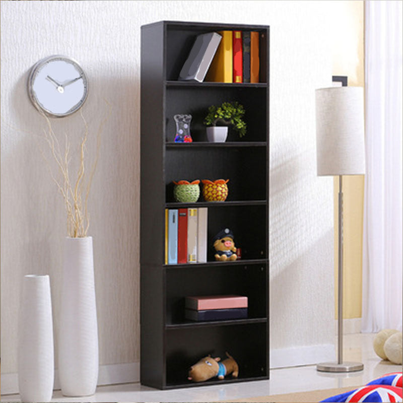 Moderne vertikale Bücherregal Künstliches Holzbuchhandel für Schlafzimmer, 23,5 "W x 12" D x 71 "H
