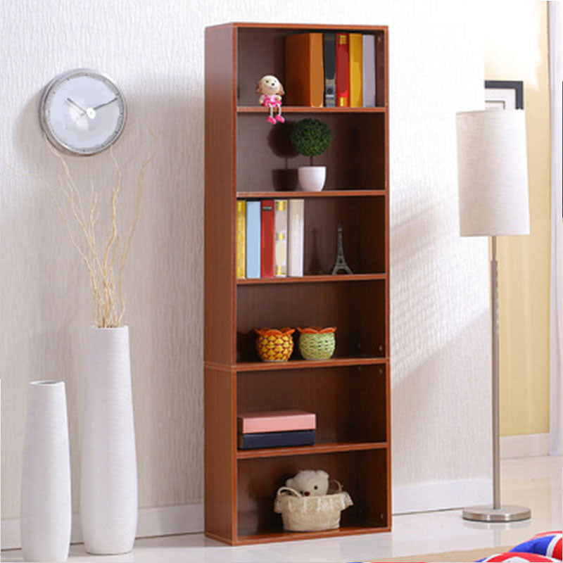 Moderne vertikale Bücherregal Künstliches Holzbuchhandel für Schlafzimmer, 23,5 "W x 12" D x 71 "H