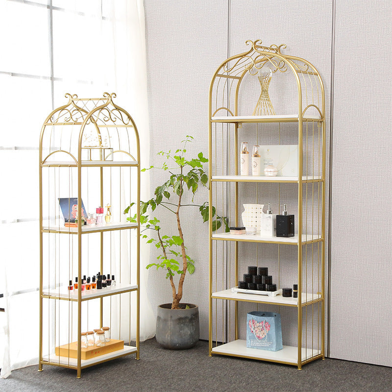 Metal Bookshelf Modern Etagere Bookcase Storage and Display Shelves Clearhalo 'Bookcases' 'furn' 'furn_bookcases' 'Furniture' 'Office Furniture' 5672470
