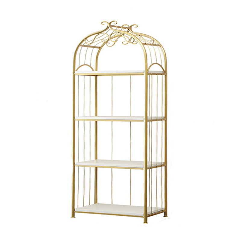 Metal Bookshelf Modern Etagere Bookcase Storage and Display Shelves 23.6"L x 11.8"W x 63"H Clearhalo 'Bookcases' 'furn' 'furn_bookcases' 'Furniture' 'Office Furniture' 5672475