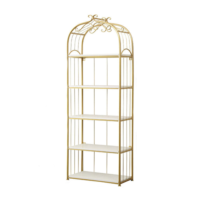 Metal Bookshelf Modern Etagere Bookcase Storage and Display Shelves 23.6"L x 11.8"W x 70.9"H Clearhalo 'Bookcases' 'furn' 'furn_bookcases' 'Furniture' 'Office Furniture' 5672480