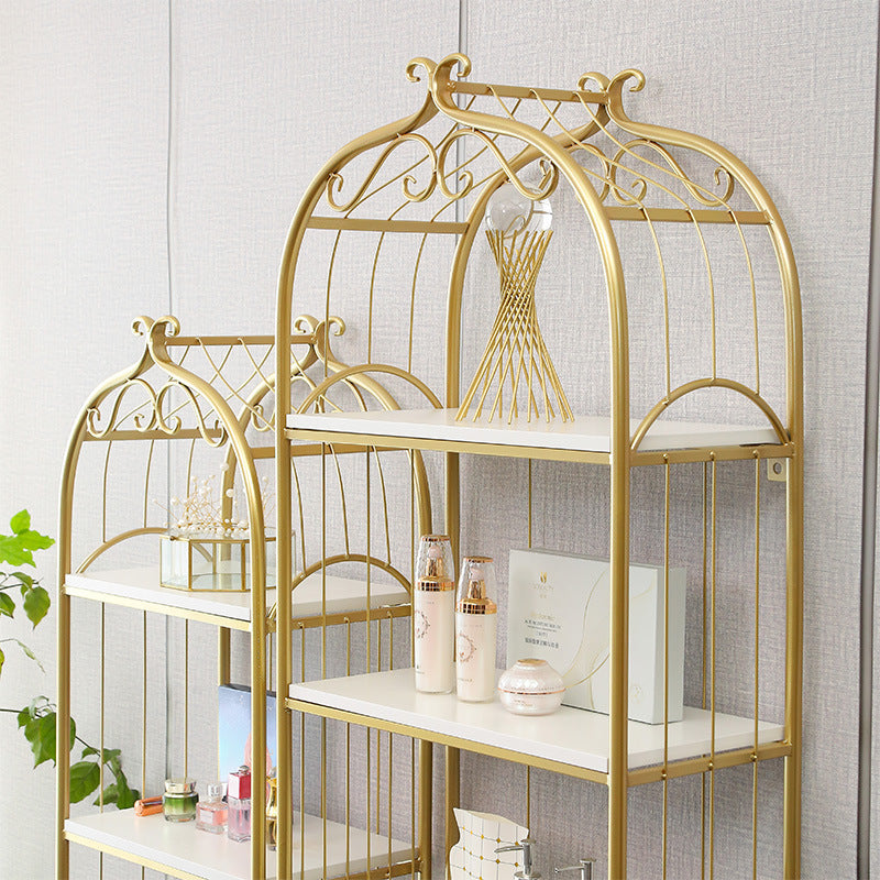 Metal Bookshelf Modern Etagere Bookcase Storage and Display Shelves Clearhalo 'Bookcases' 'furn' 'furn_bookcases' 'Furniture' 'Office Furniture' 5672481