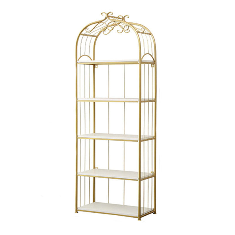 Metal Bookshelf Modern Etagere Bookcase Storage and Display Shelves 23.6"L x 13.8"W x 70.9"H Clearhalo 'Bookcases' 'furn' 'furn_bookcases' 'Furniture' 'Office Furniture' 5672482