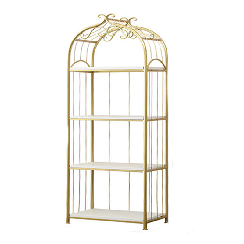 Metal Bookshelf Modern Etagere Bookcase Storage and Display Shelves 31.5"L x 11.8"W x 63"H Clearhalo 'Bookcases' 'furn' 'furn_bookcases' 'Furniture' 'Office Furniture' 5672484