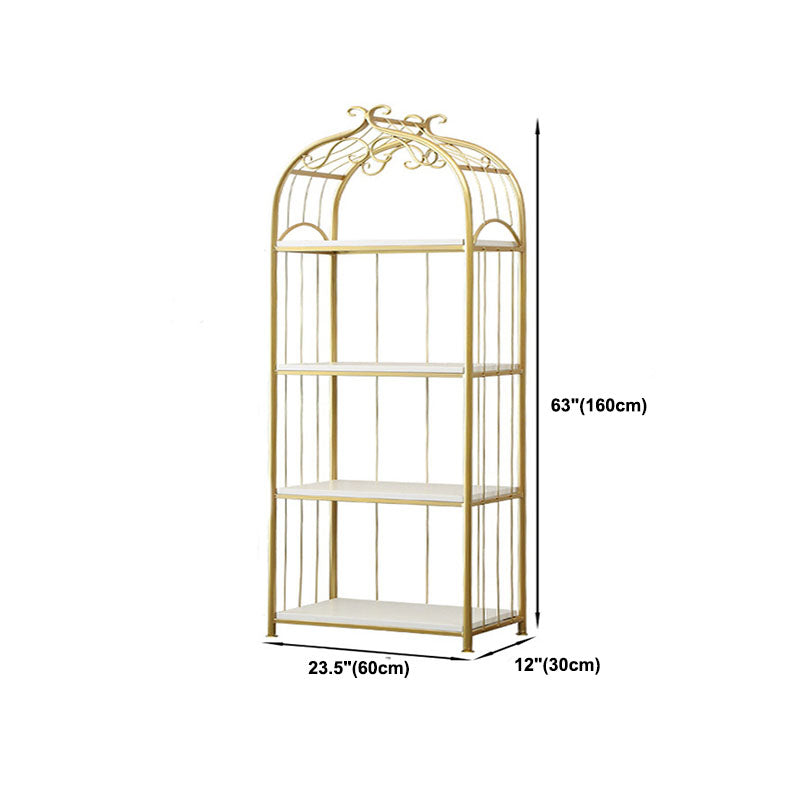 Metal Bookshelf Modern Etagere Bookcase Storage and Display Shelves Clearhalo 'Bookcases' 'furn' 'furn_bookcases' 'Furniture' 'Office Furniture' 5672490