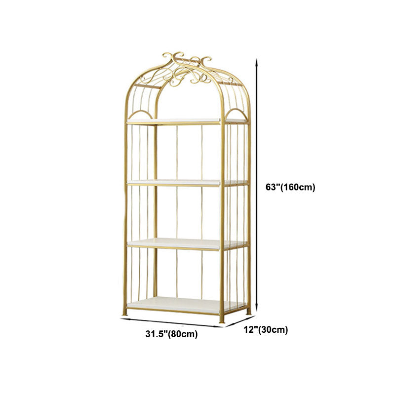 Metal Bookshelf Modern Etagere Bookcase Storage and Display Shelves Clearhalo 'Bookcases' 'furn' 'furn_bookcases' 'Furniture' 'Office Furniture' 5672494