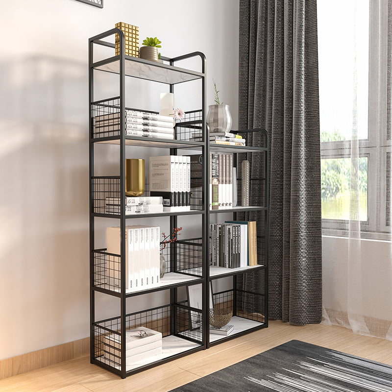 スカンジナビアの長方形の標準本棚を開いてください