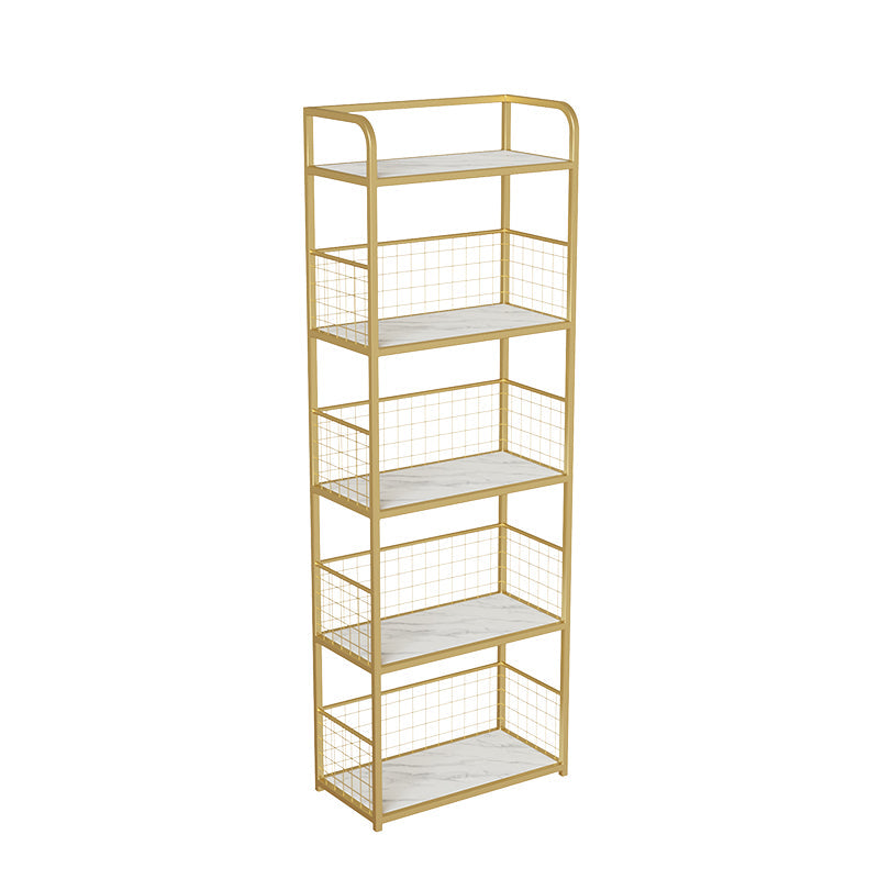 スカンジナビアの長方形の標準本棚を開いてください