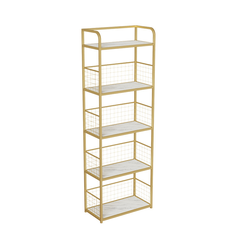 スカンジナビアの長方形の標準本棚を開いてください