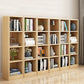 Modern Closed Back Bookshelf Engineered Wood Shelf Bookcase for Study Room