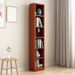 Modern Closed Back Bookshelf Engineered Wood Shelf Bookcase for Study Room