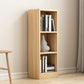 Modern Closed Back Bookshelf Engineered Wood Shelf Bookcase for Study Room