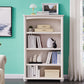 Closed Back Bookshelf Scandinavian Solid Wood Standard Bookcase